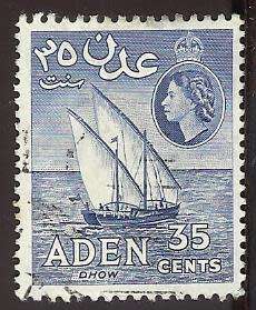 1953-59 ADEN NEW DAILY STAMPS