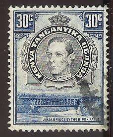 1938 KENYA UGANDA TANZANIA KING GEORGE AND LANDSCAPES