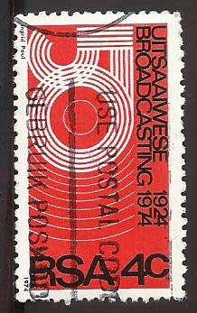 1974 SOUTH AFRICA THE 50TH ANNIVERSARY OF BROADCASTING