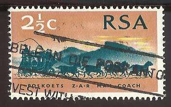 1969 SOUTH AFRICA THE 100TH ANNIVERSARY OF THE FIRST STAMPS