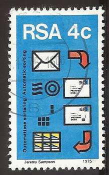 1975 SOUTH AFRICA POSTAL MECHANIZATION