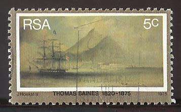 1975 SOUTH AFRICA THE 100TH ANNIVERSARY OF THE DEATH OF THOMAS BAINES