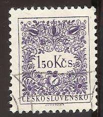1954 CZECHOSLOVAKIA NUMERAL