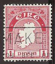 1940-46 IRELAND NEW DAILY STAMP