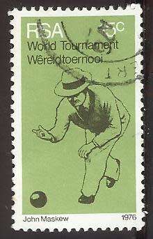 1976 SOUTH AFRICA VICTORY IN WORLD BOWLS CHAMPIONSHIPS