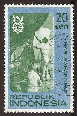 1966 INDONESIA MARITIME DAY
