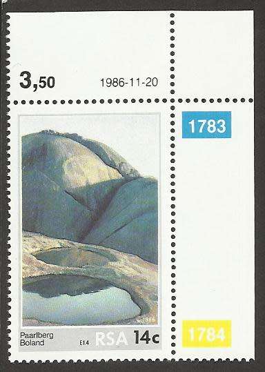 1986 SOUTH AFRICA ROCK FORMATIONS
