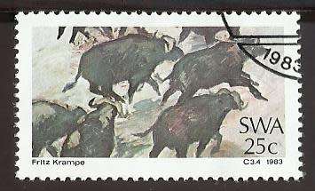 1983 SOUTH WEST AFRICA PAINTINGS