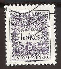 1954 CZECHOSLOVAKIA NUMERAL