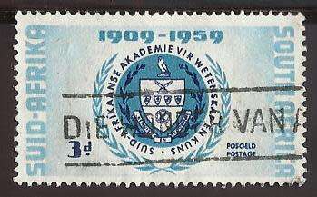 1959 SOUTH AFRICA ANNIVERSARY OF SCIENCE AND ART