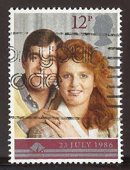 1986 GREAT BRITAIN WEDDING OF PRINCE ANDREW AND SARAH FERGUSON