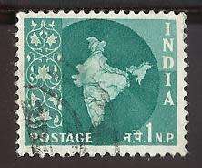 1957-58 INDIA MAP