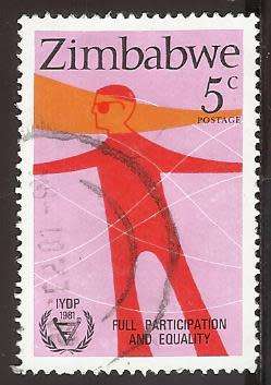 1981 ZIMBABWE YEAR OF THE DISABLED