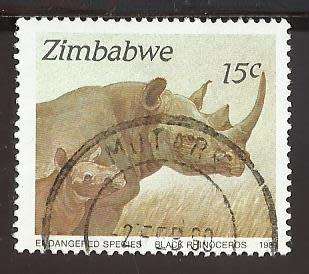 1989 ZIMBABWE ENDANGERED SPECIES