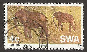 1976 SOUTH WEST AFRICA ROCK PAINTING