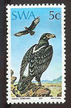 1975 SOUTH WEST AFRICA BIRDS OF PREY