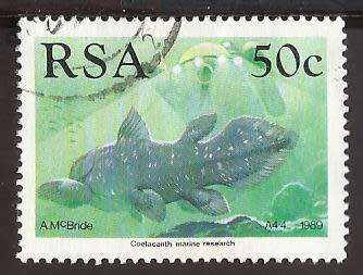 1989 SOUTH AFRICA THE 50TH ANNIVERSARY OF THE DISCOVERY OF COALACANTH
