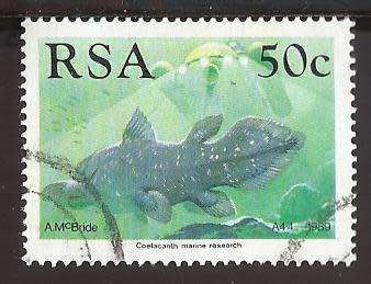 1989 SOUTH AFRICA THE 50TH ANNIVERSARY OF THE DISCOVERY OF COALACANTH