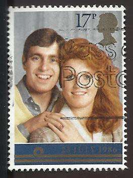 1986 GREAT BRITAIN WEDDING OF PRINCE ANDREW AND SARAH FERGUSON