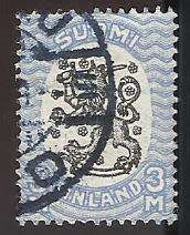 1928-29 FINLAND STANDING LION
