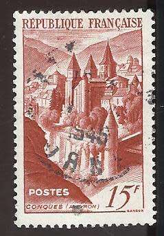 1947 FRANCE CONQUES ABBEY