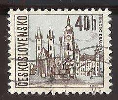 1966 CZECHOSLOVAKIA TOWN VIEWS