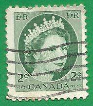 1954 CANADA QUEEN ELIZABETH II