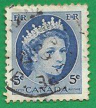1954 CANADA QUEEN ELIZABETH II