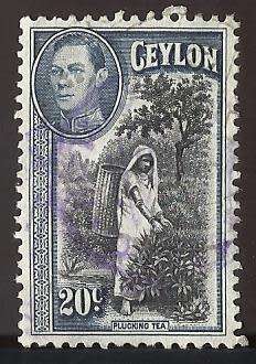 1938-49 CEYLON KING GEORGE