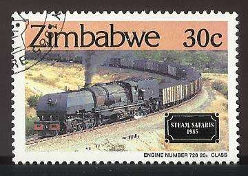 1985 ZIMBABWE STEAM SAFARIS