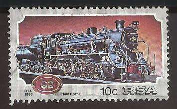 1983 SOUTH AFRICA STEAM RAILWAY LOCOMOTIVES
