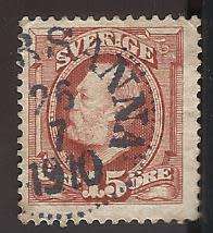 1891-1903 SWEDEN KING OSCAR