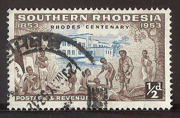 1953 SOUTHERN RHODESIA CECIL RHODES