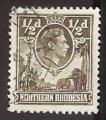 1938 NORTHERN RHODESIA KING GEORGE