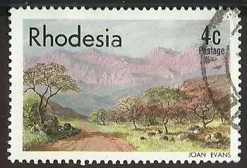 1977 RHODESIA LANDSCAPE PAINTINGS
