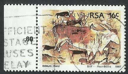 1987 SOUTH AFRICA ROCK PAINTINGS