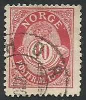 1910 NORWAY POSTHORN