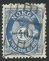 1921-22 NORWAY POSTHORN