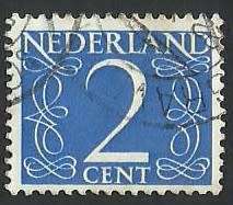 1946-69 NETHERLANDS NUMERAL