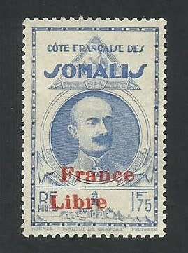 1942 FRENCH SOMALI COAST GOUVERNEUR LAGARDA