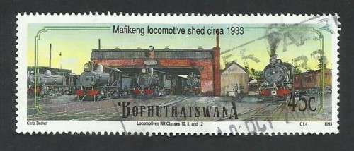 1993 BOPHUTHATSWANA STEAM LOCOMOTIVES