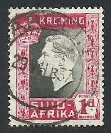 1937 SOUTH AFRICA CORONATION OF KING GEORGE