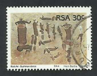 1987 SOUTH AFRICA ROCK PAINTINGS