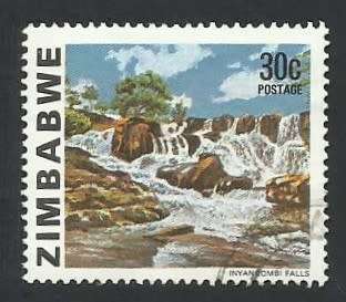 1980 ZIMBABWE WATERFALL