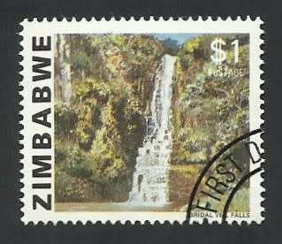 1980 ZIMBABWE WATERFALL