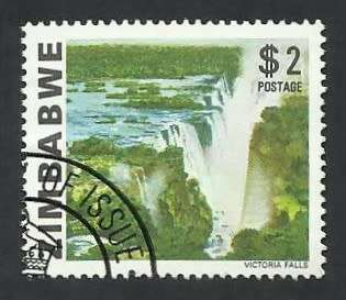 1980 ZIMBABWE WATERFALL