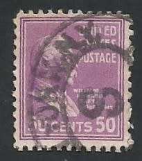 1938-39 UNITED STATES PRESIDENTIAL ISSUE