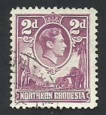 1938 NORTHERN RHODESIA KING GEORGE