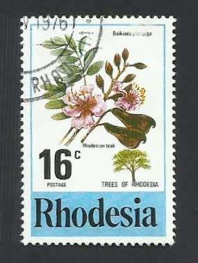 1976 RHODESIA FLOWERING TREE
