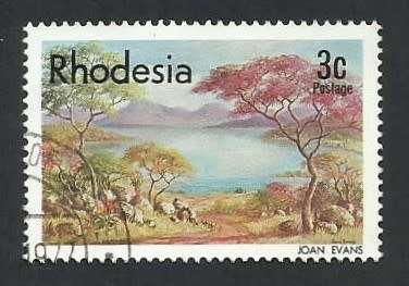 1977 RHODESIA LANDSCAPE PAINTINGS